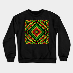 Rasta Pattern Crewneck Sweatshirt